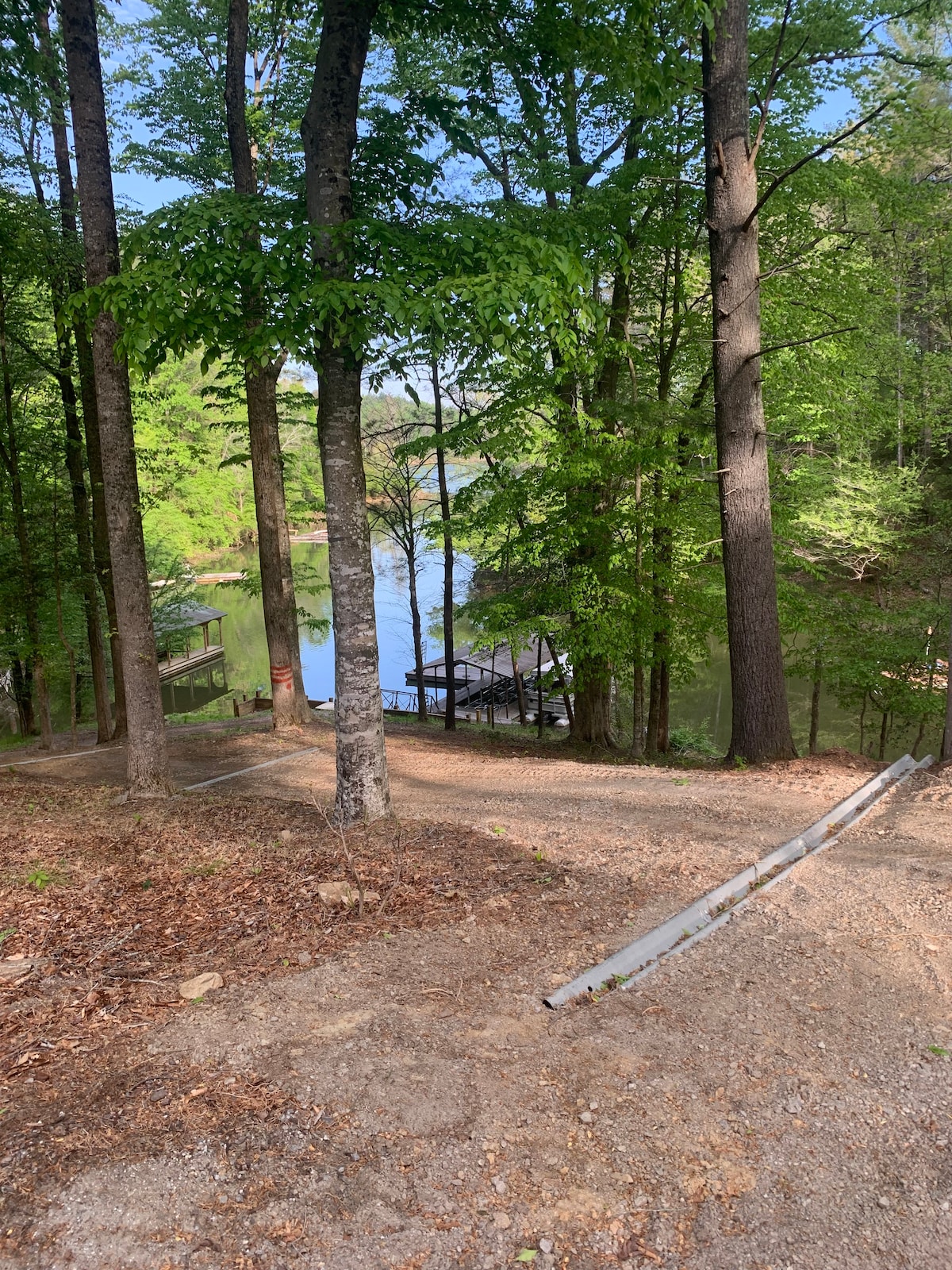 Secluded Lake front with boat dock
