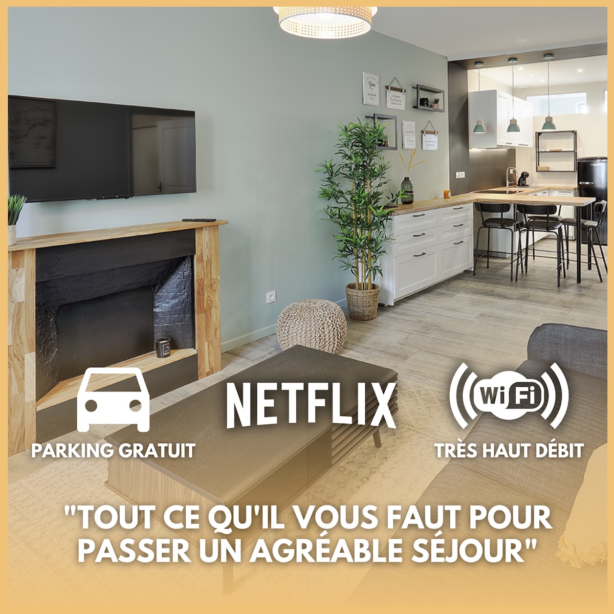 Centre-Ville ~ Fibre ~ Netflix ~ T2 L'ISAC