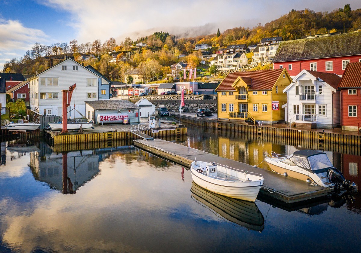 Stor leilighet med nydelig sjøutsikt