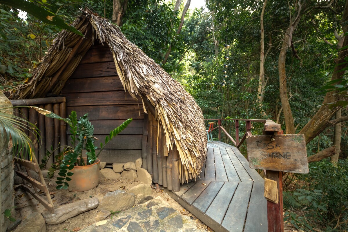 位于大自然中心的♡丛林小屋，带共用浴室 ♡