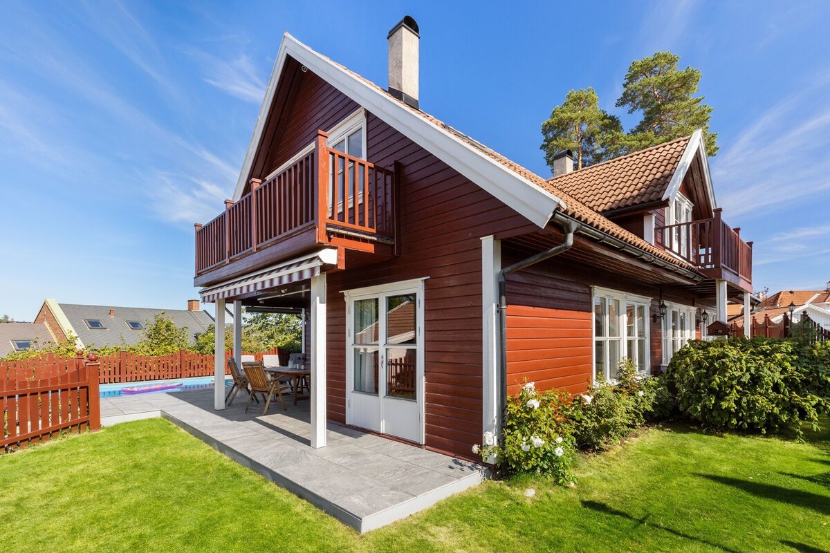 Beautiful 4-room Villa with pool 10min from Oslo