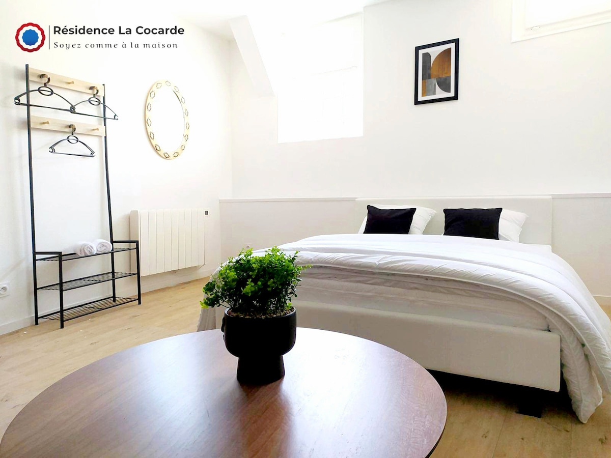 La Cocarde ，套房# 3 ，单间公寓类型， Bourges中心