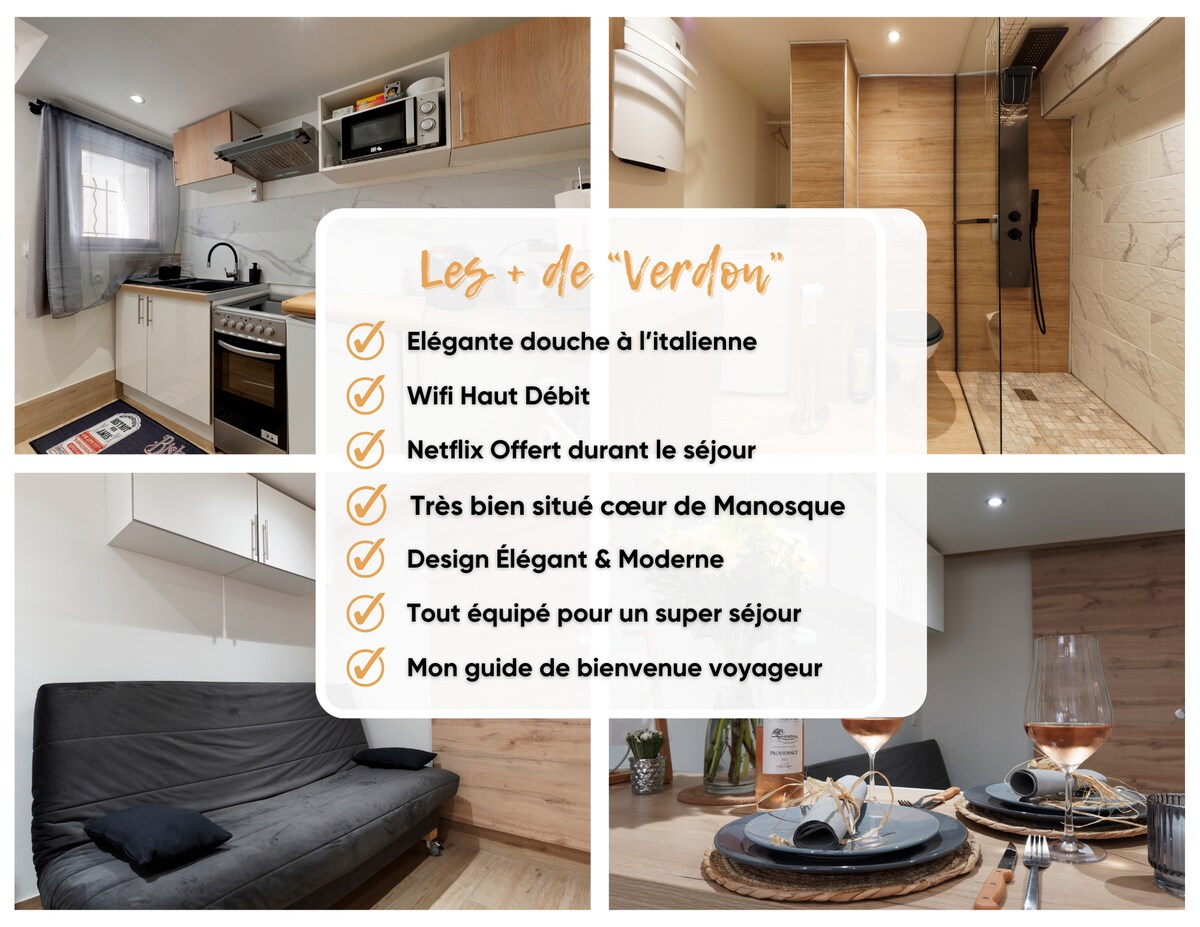 ღUrban Cocoon • Wi-Fi & Netflix •Centre historique