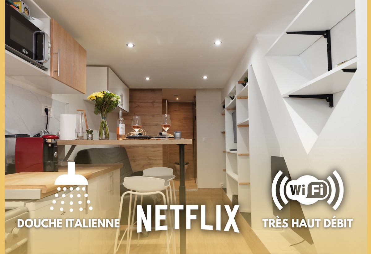 ღUrban Cocoon • Wi-Fi & Netflix •Centre historique