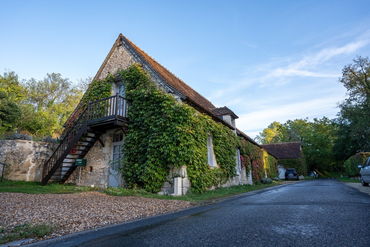 迷人的小屋5 pl ， Touraine ，恒温泳池