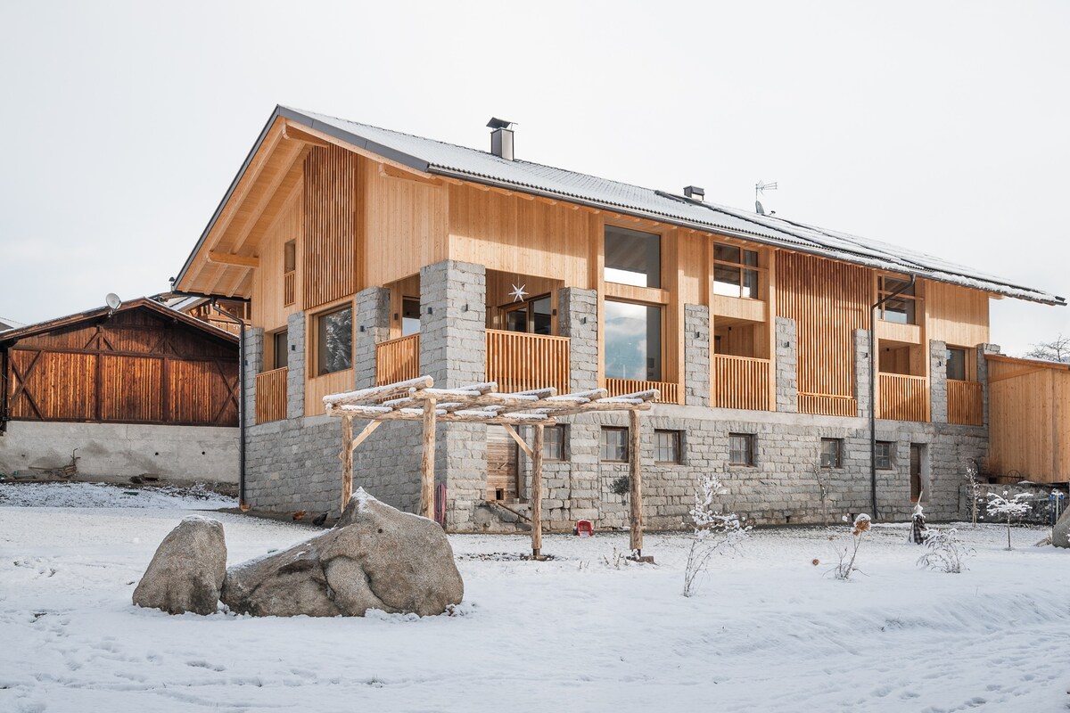 Chalet in der Scheune ober Brixen