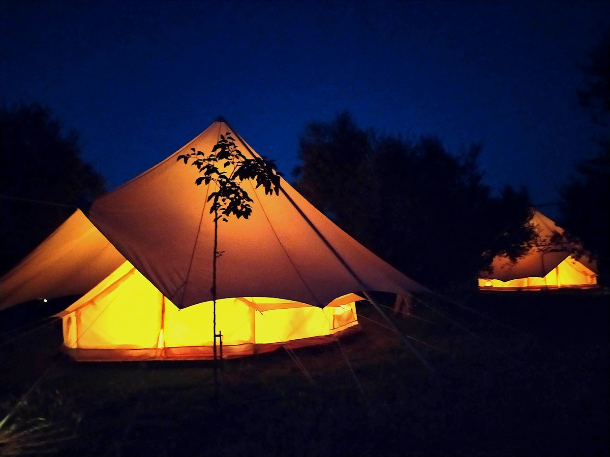 Glamping 2 at Skiaxtro Eco Farm in Marathopoli