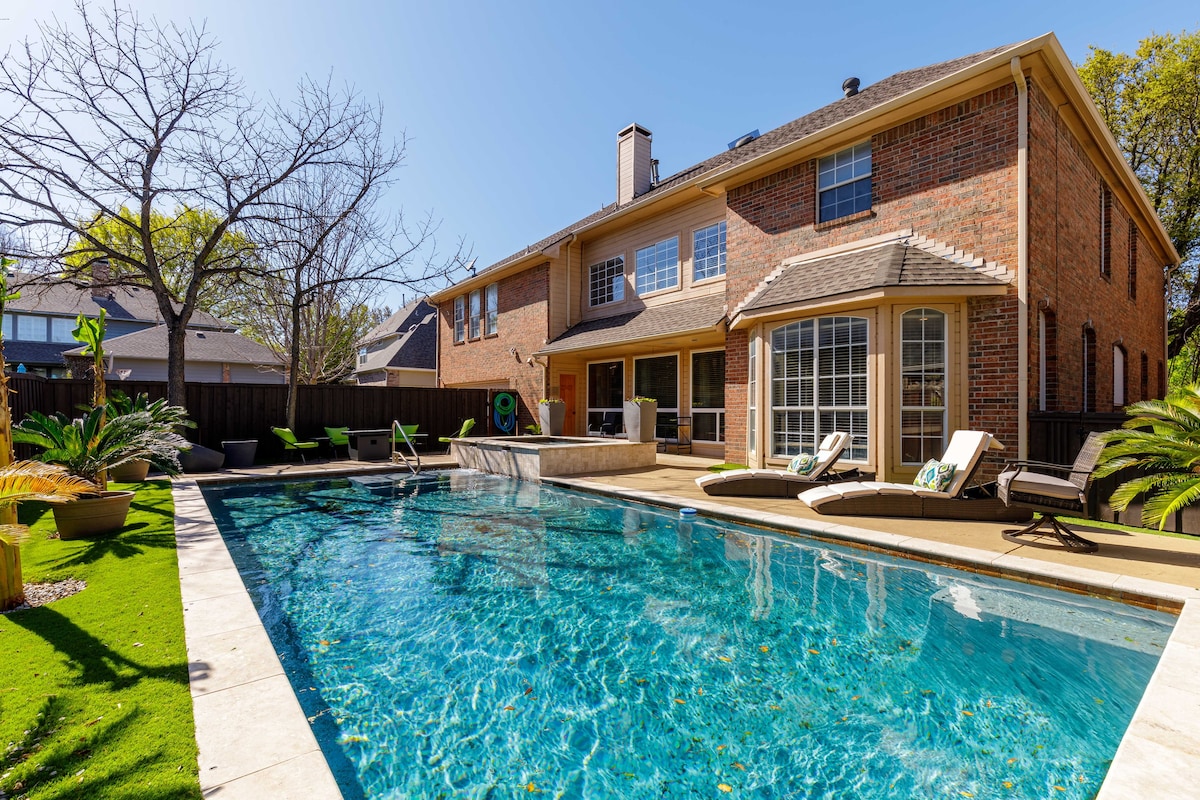 Elegant Ex Retreat with Pool in Plano/North Dallas