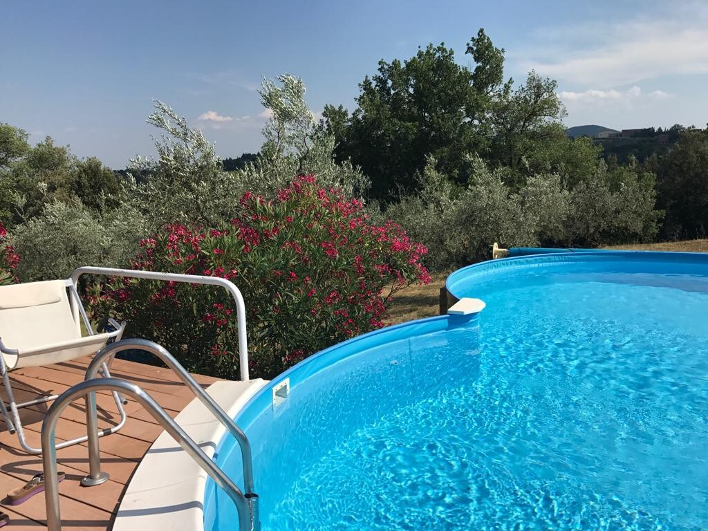 位于蒙特普西亚诺（ Montepulciano ）的带泳池的Ludovica别墅