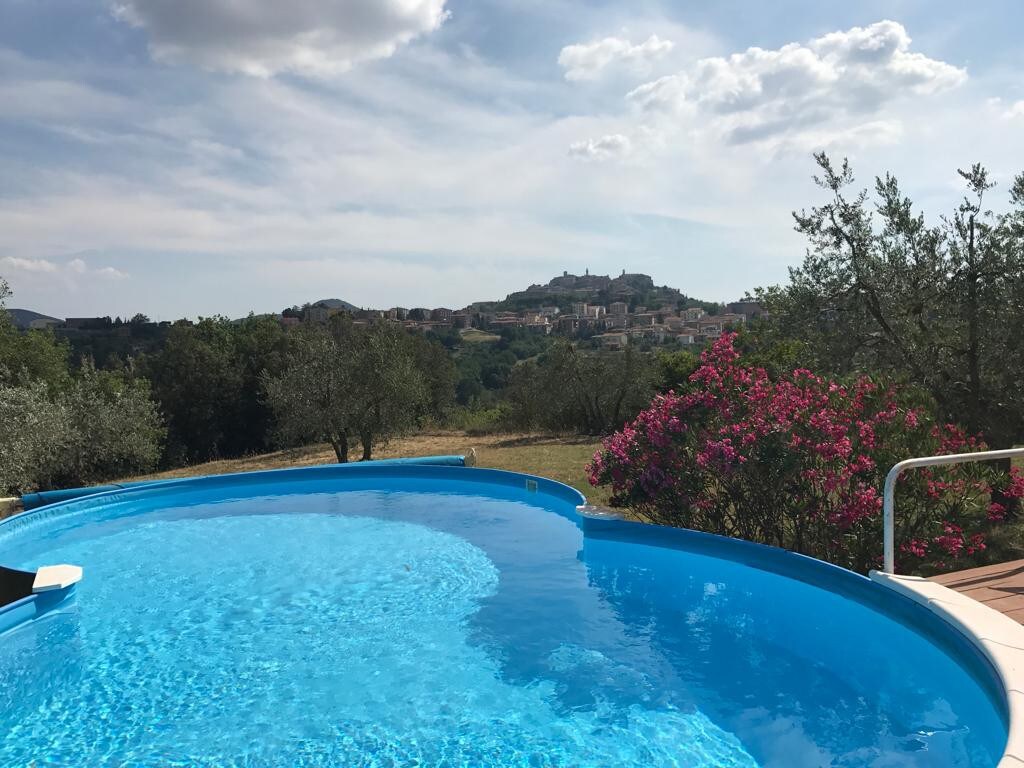 位于蒙特普西亚诺（ Montepulciano ）的带泳池的Ludovica别墅
