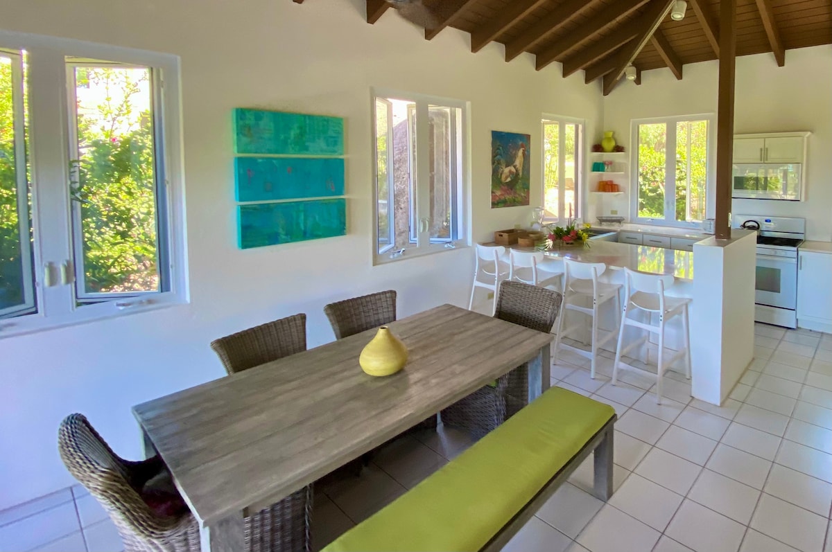 Beach House  - prime beachfront a/c 2 bed villa