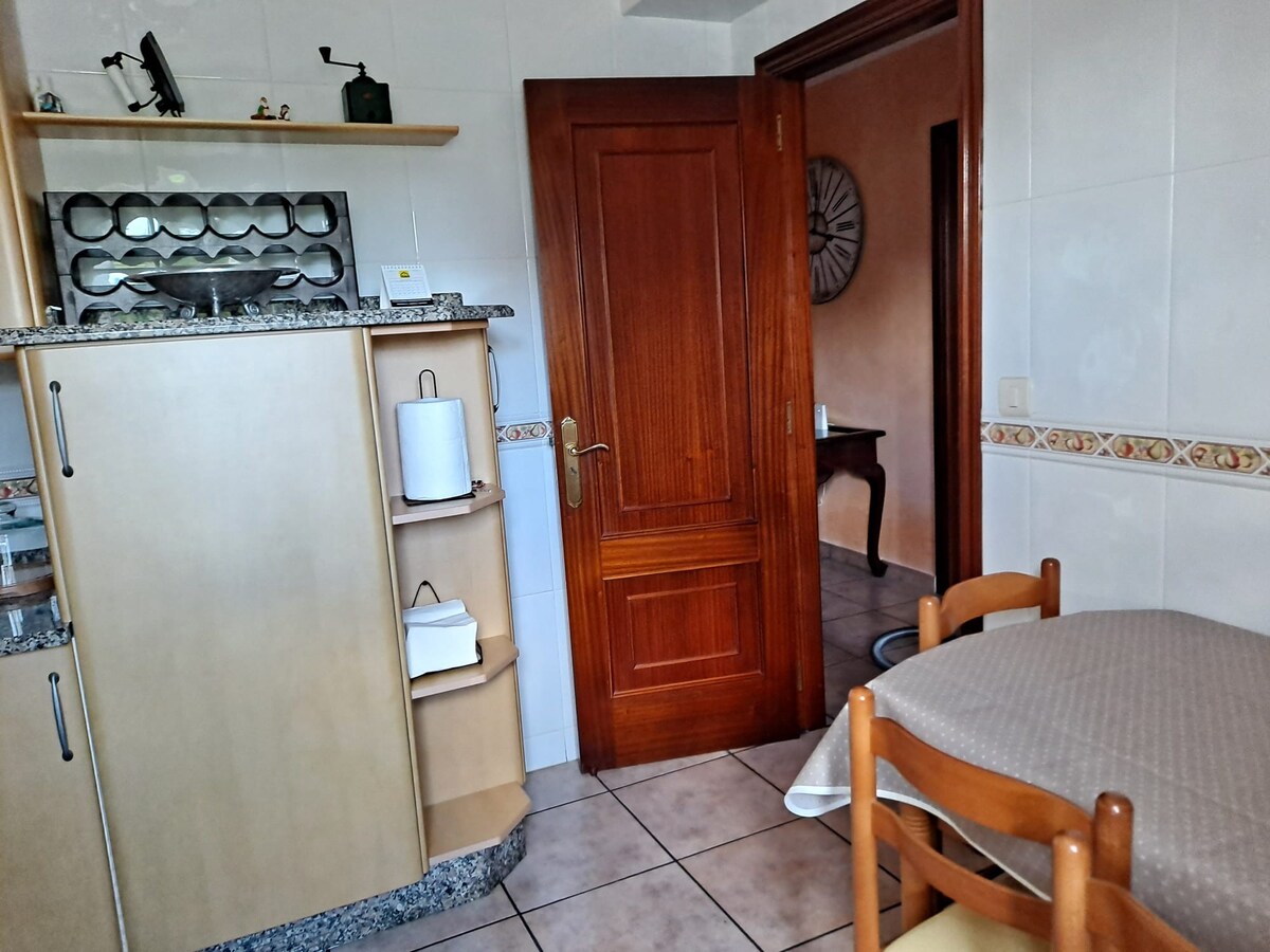 Casa agradable en zona tranquila a 2 min. del mar.