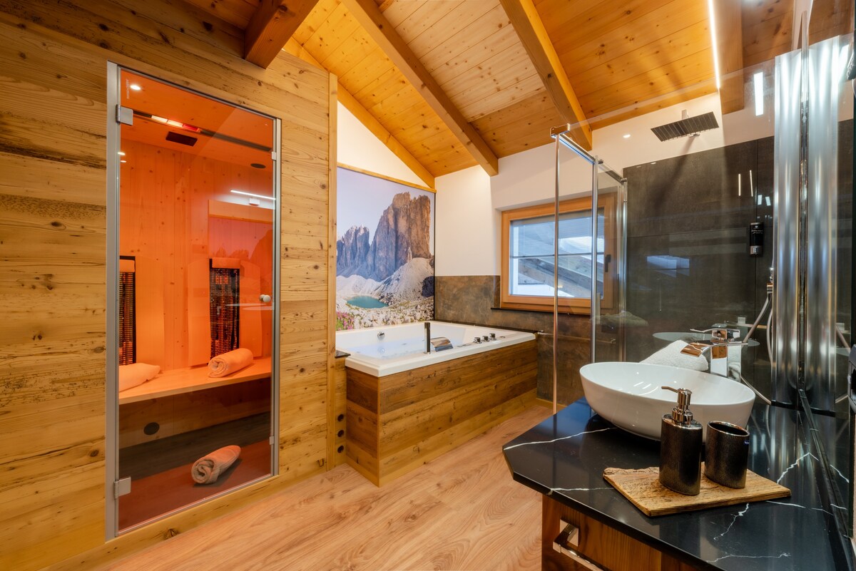 Luxury Chalet 2 pax con sauna e idromassaggio