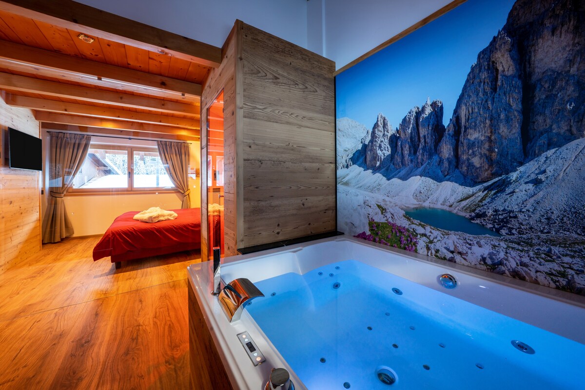 Luxury Chalet 2 pax con sauna e idromassaggio