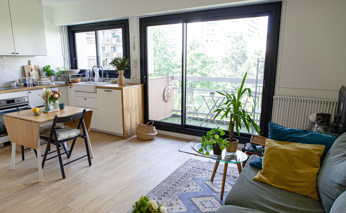 安静的巴黎，新公寓中的房间