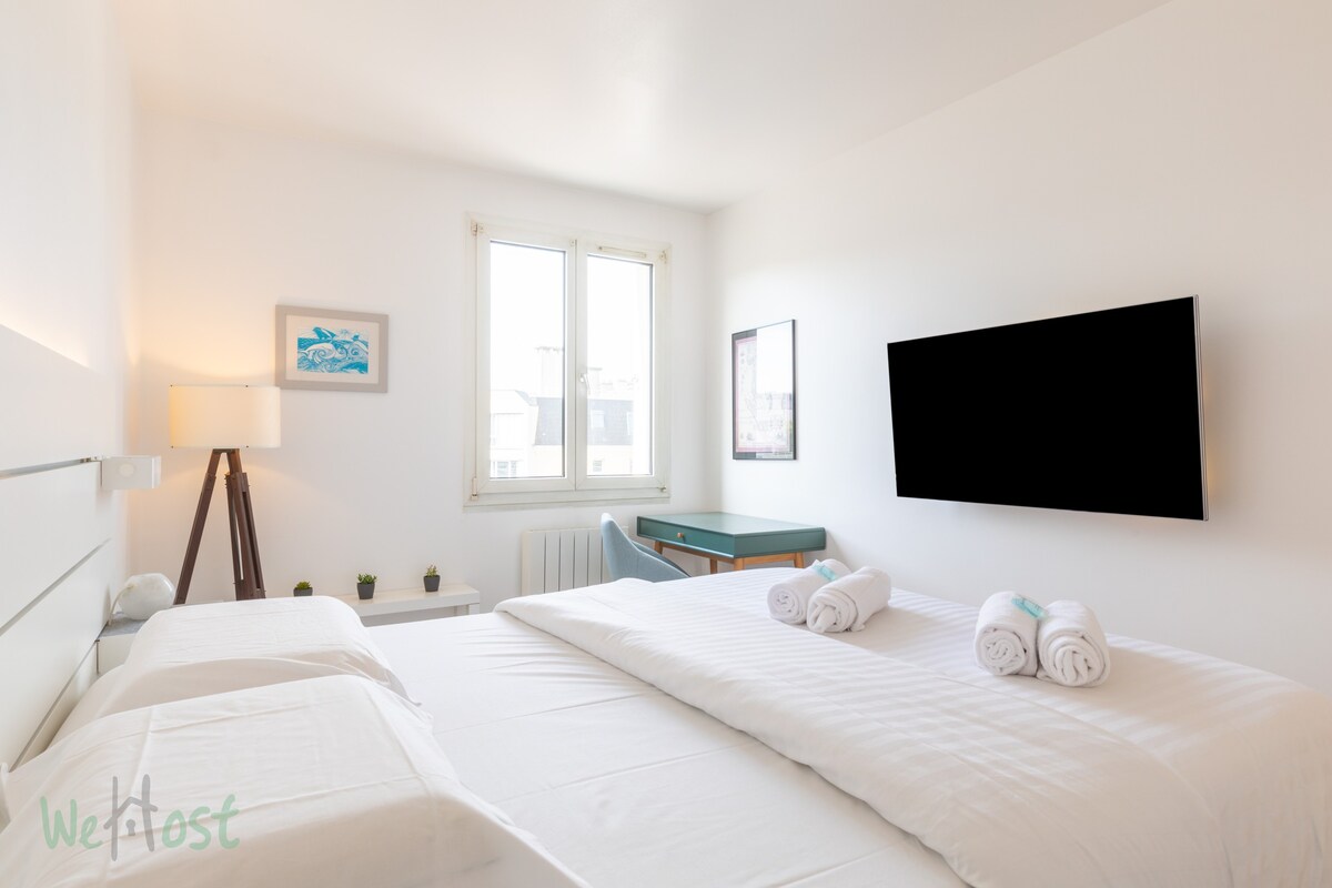 *蒙特鲁日（ Montrouge ）的绝佳公寓，可供6人入住-移动租赁*
