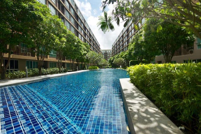 舒适的单间公寓，带令人惊叹的100米泳池