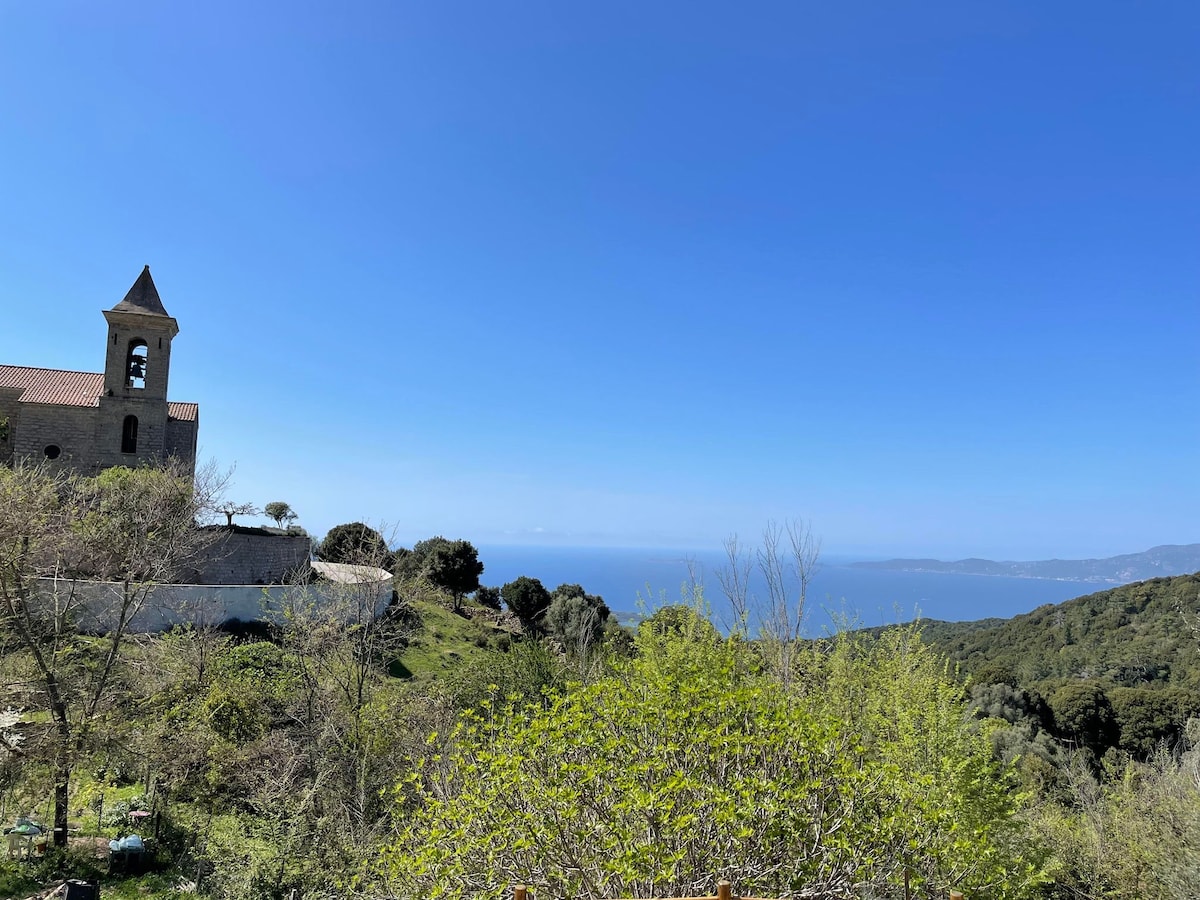 Superbe T2 en rez de villa, vue mer avec piscine 2