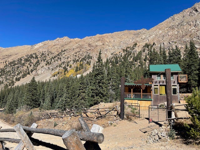 Ravens Nest, A High-Alpine Hut in the Mountains