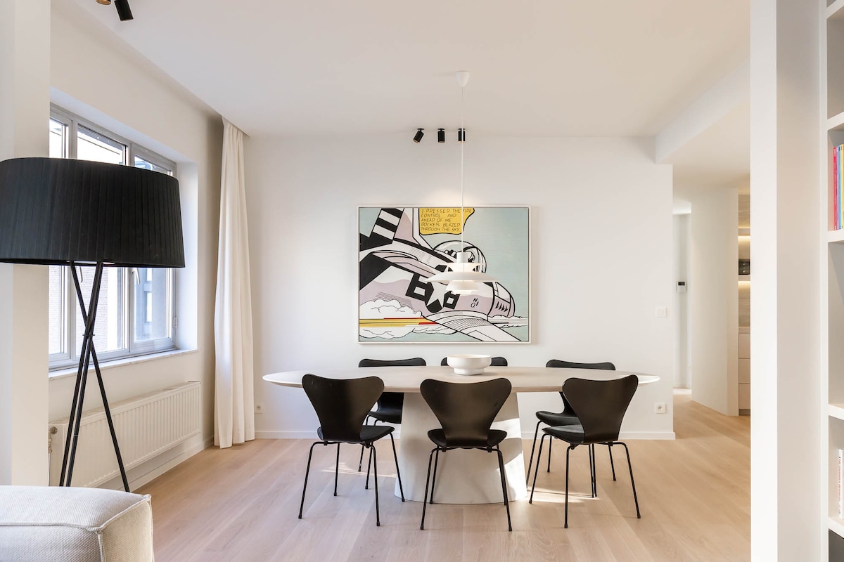 Design appartement in hartje Antwerpen