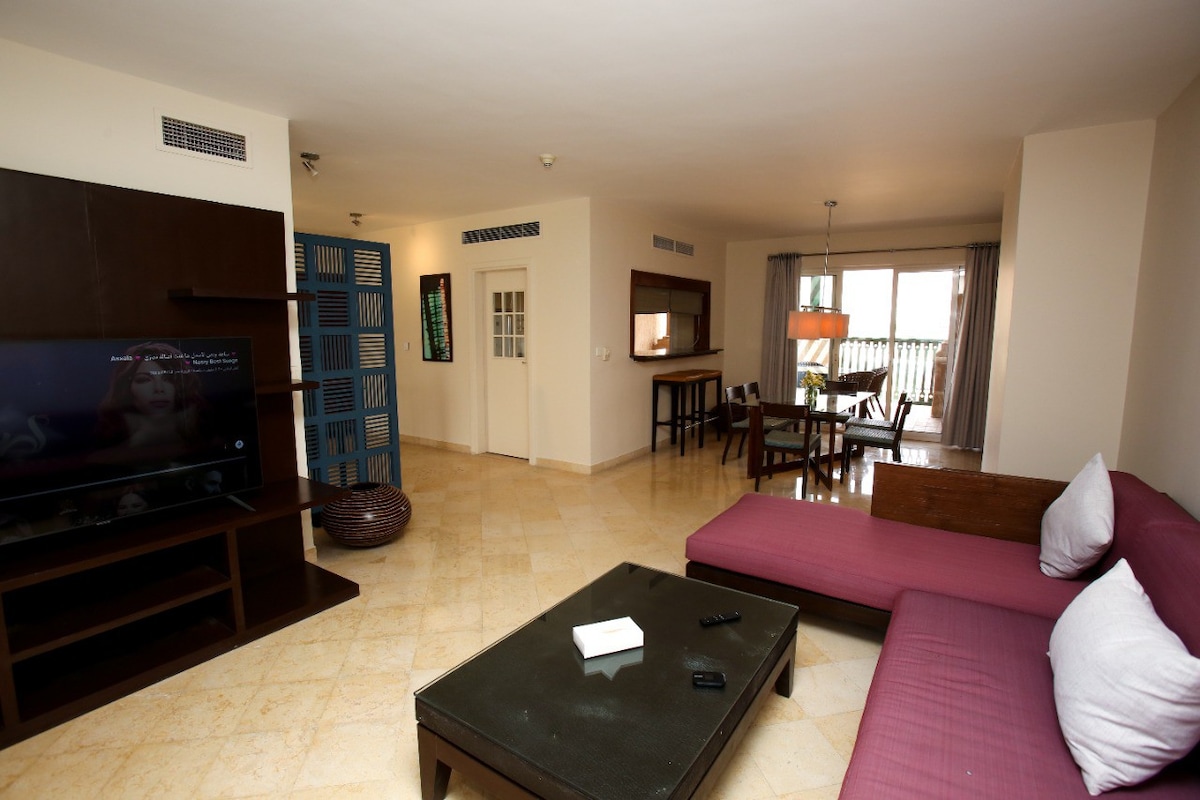Movenpick Aqaba度假村，可爱的3卧室公寓