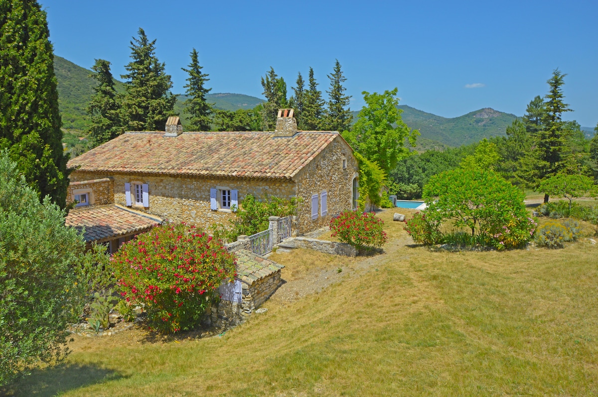 Mas de la Huppe Ardèche 20 pers pisc chffée