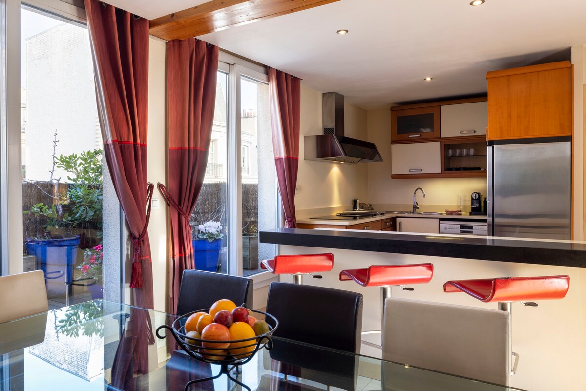 顶层公寓，客房服务，空调- Maison Lavaud