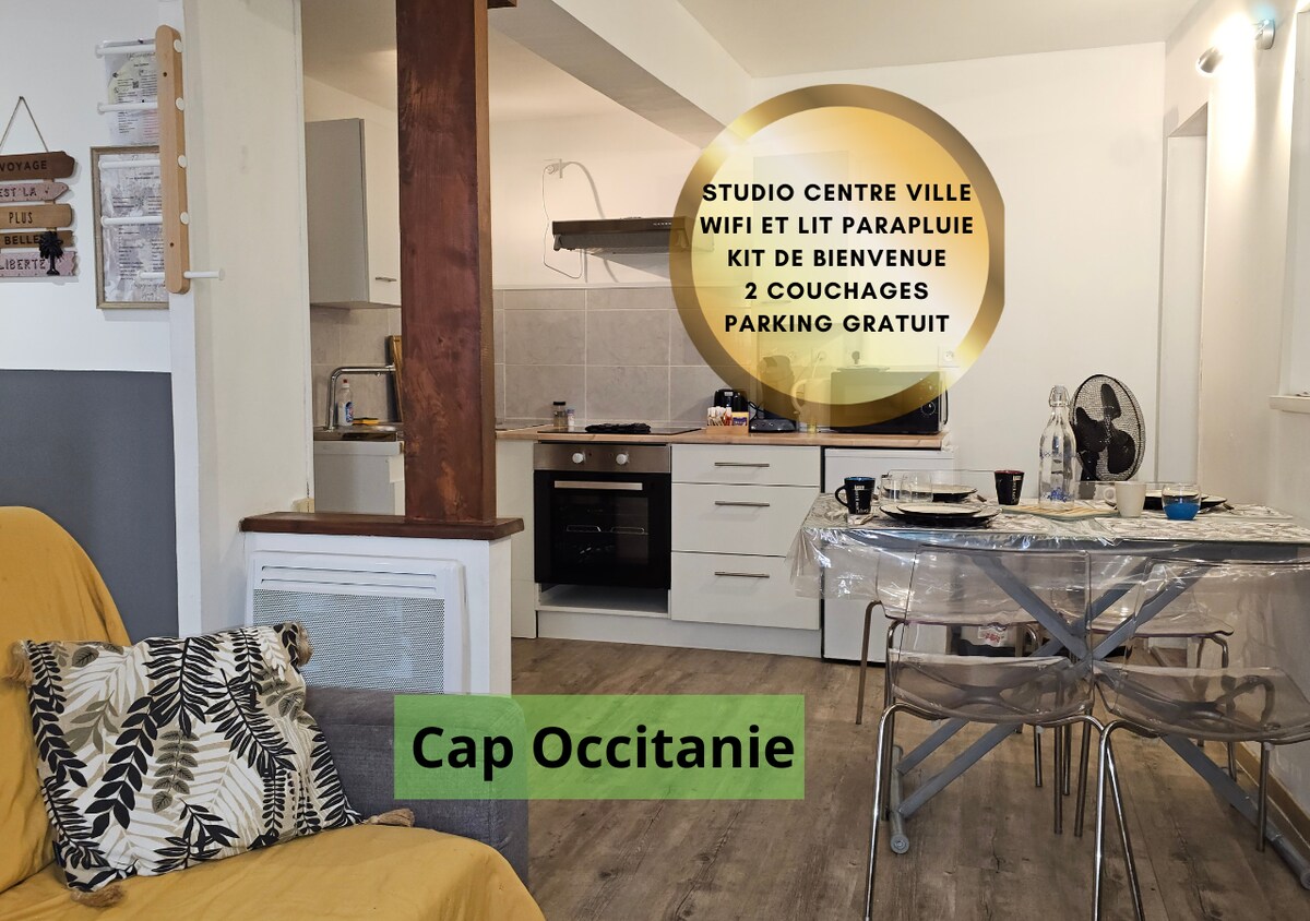 迷人的*单间公寓* Cathare *无线网络* Cap Occitanie * 002