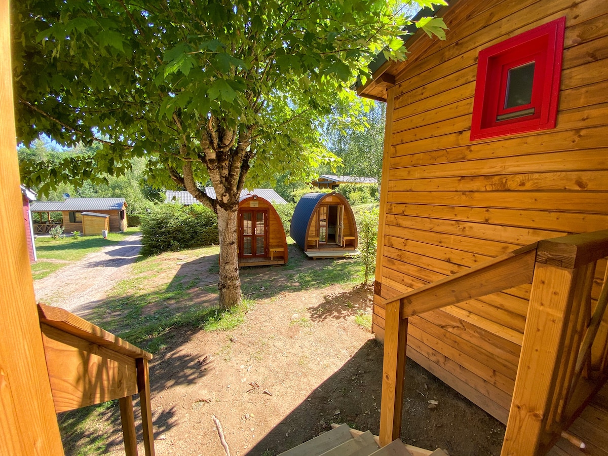 Les randonneurs: 5 cabanes-pods dans le jardin!