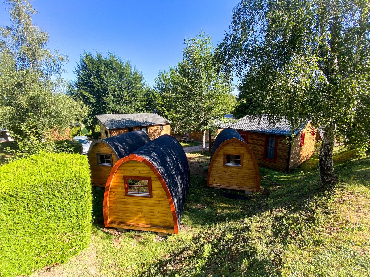 Les randonneurs: 5 cabanes-pods dans le jardin!