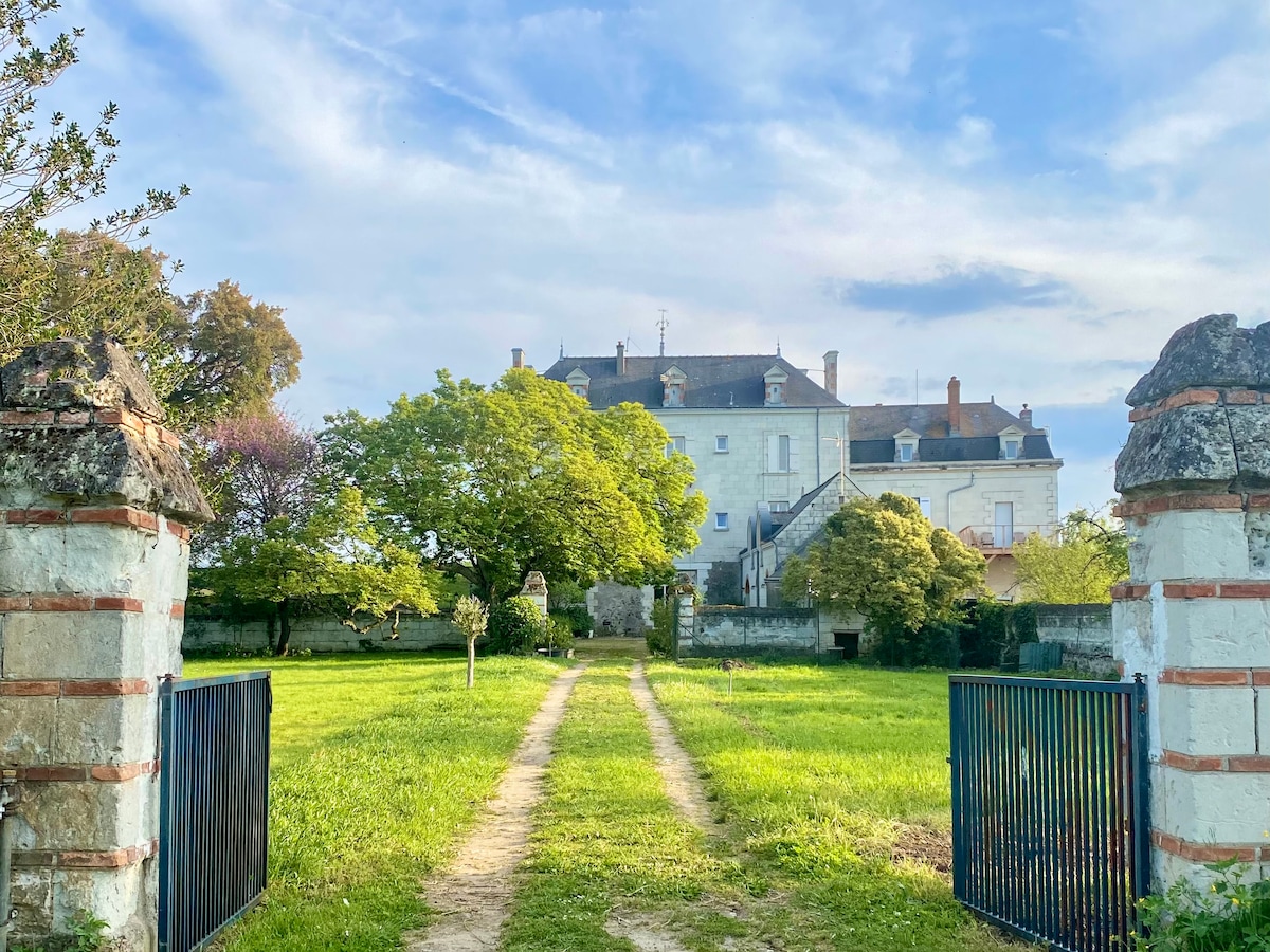 Calme, nature et piscine à 30 mètres de la Loire