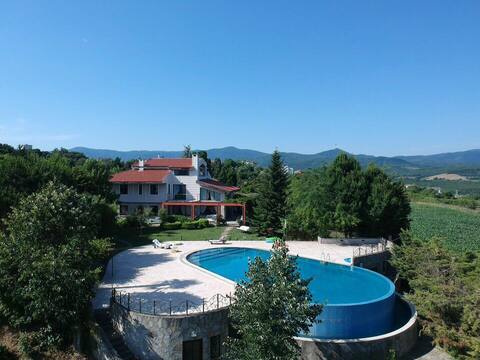 Eşsiz İstanbul manzaralı, 40dönüm, havuzlu çiftlik