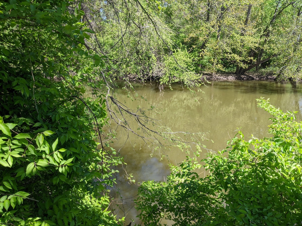 2BR Cottage on the River Raisin in Dundee MI