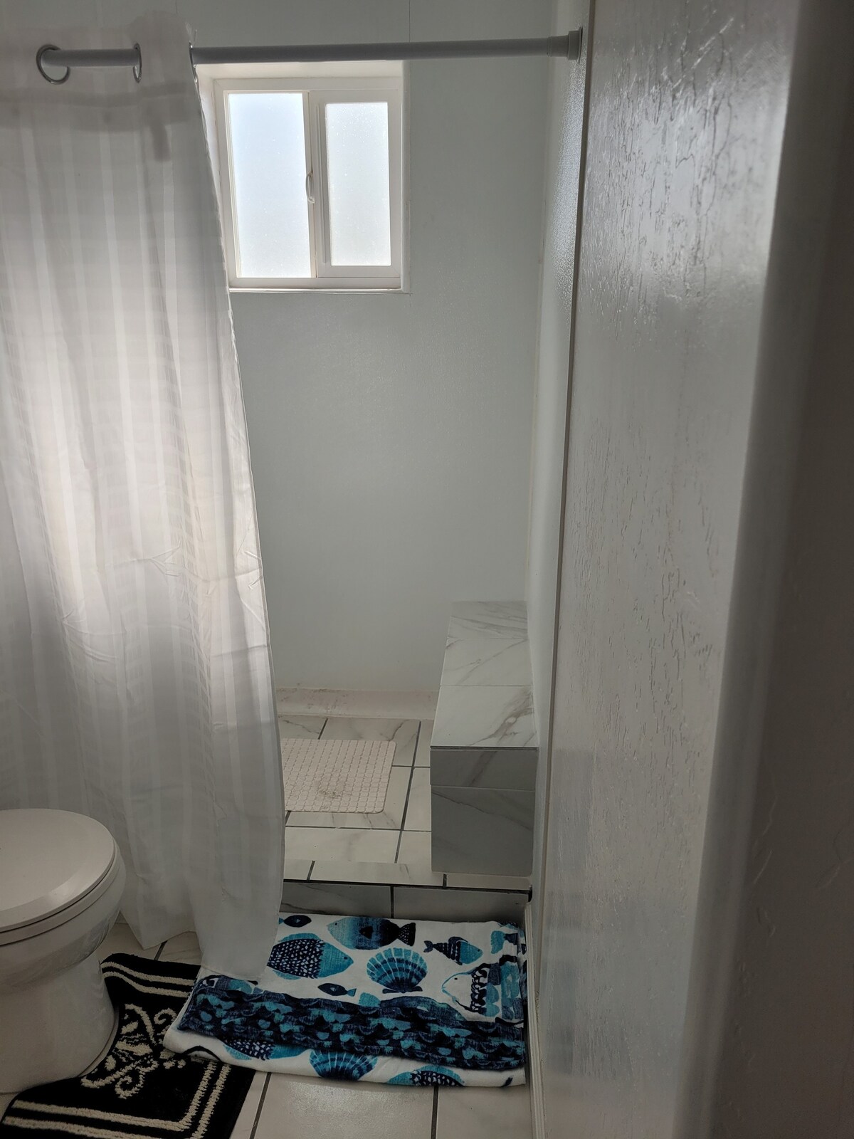 One bedroom (private shower) in a 3 bedroom home