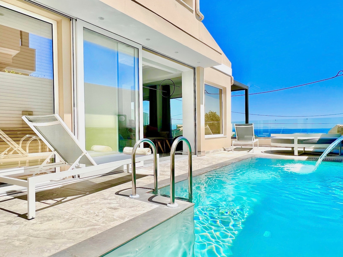 Luxury Villa Barbati Sun with private pool
