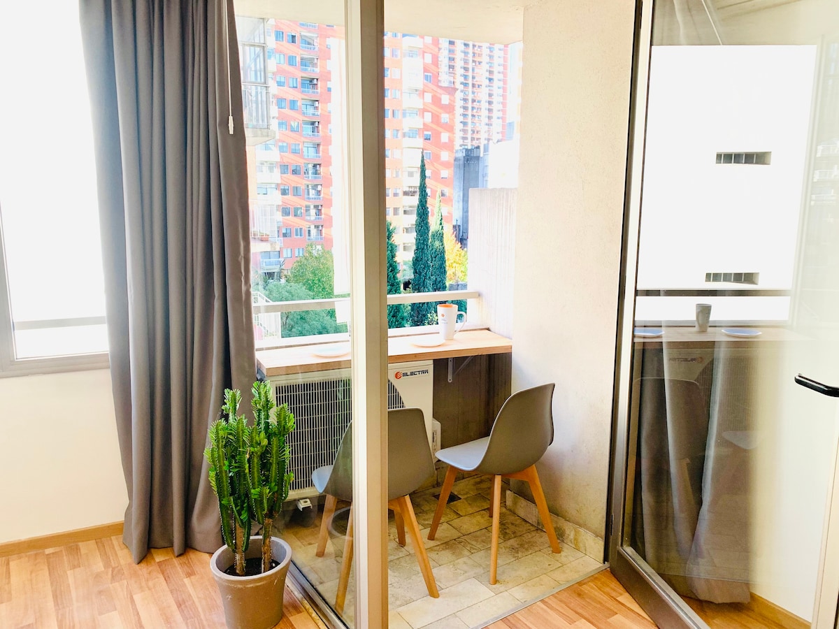巴勒莫SOHO宽敞时尚单间公寓。44平方米