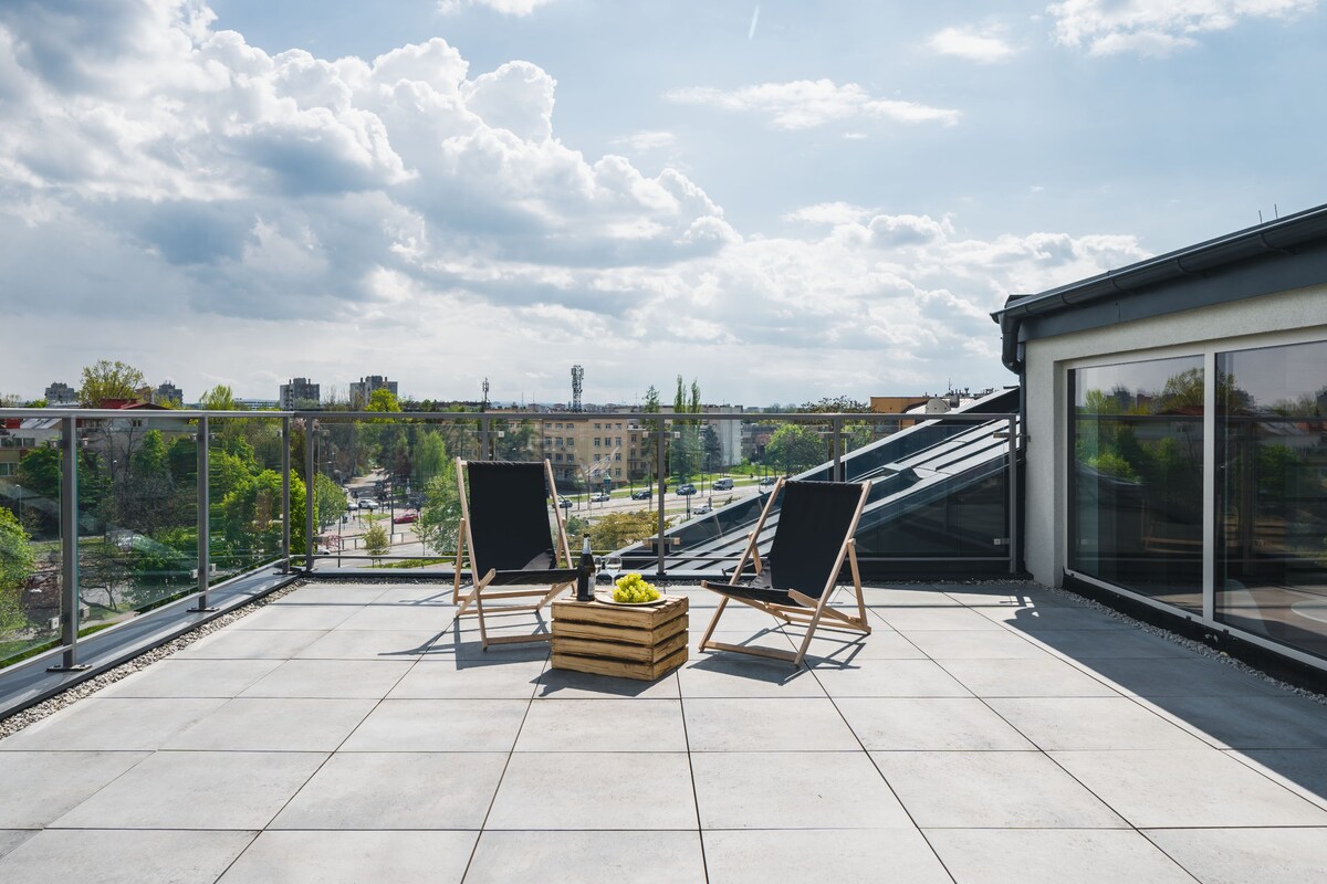 *Penthouse* Private Terrace With Wawel Castle View