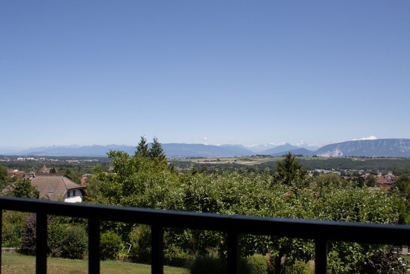 Maison vue Alpes et Jura près de Genève