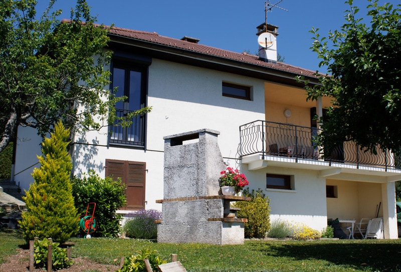 Maison vue Alpes et Jura près de Genève