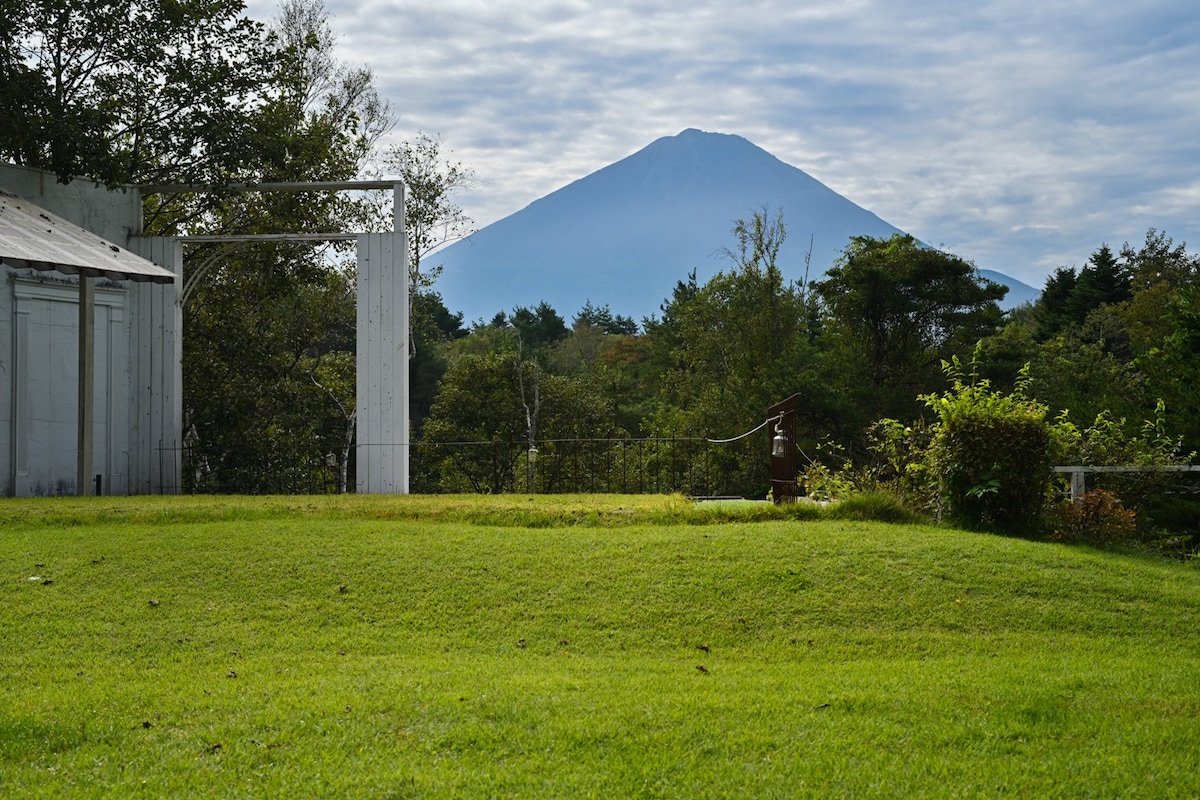 私人花园，可欣赏富士山美景
