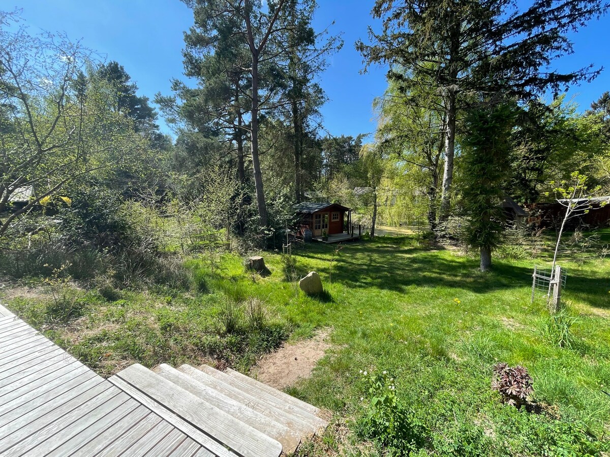 Idyllic summer cottage surrounded by nature