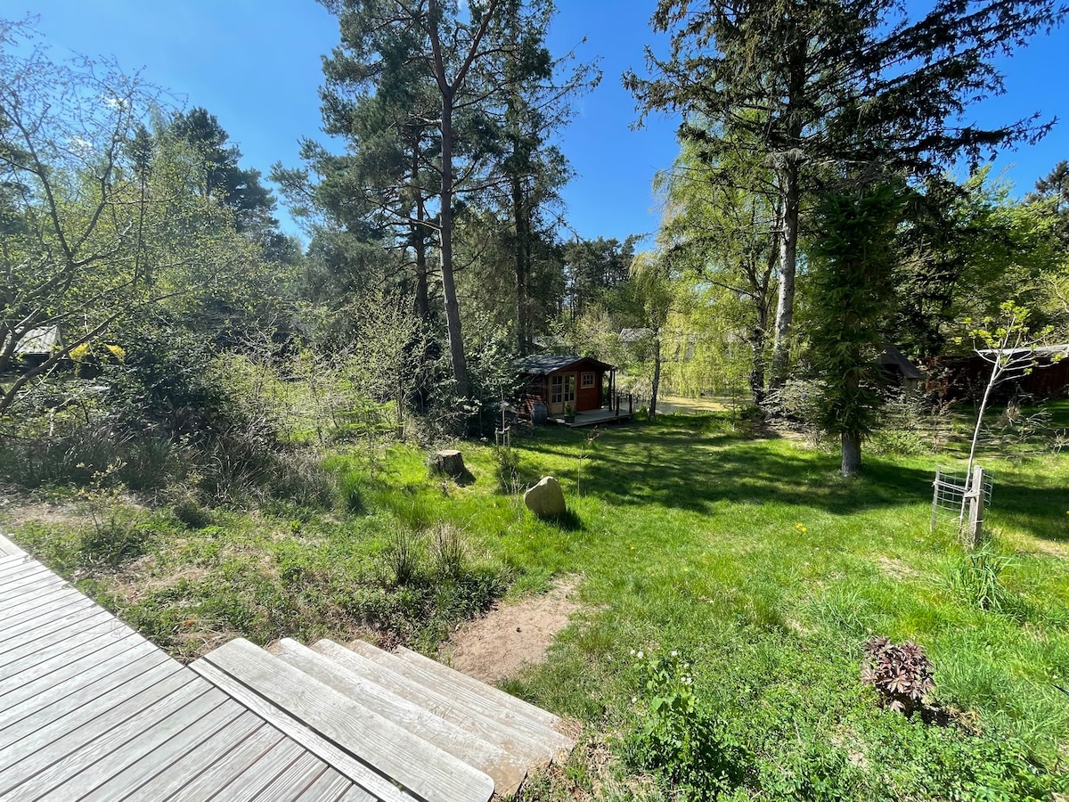 Idyllic summer cottage surrounded by nature