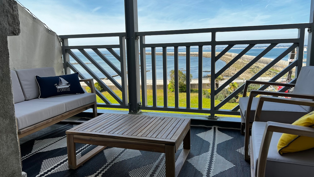 APPARTEMENT LES PIEDS DANS L'EAU - vue mer