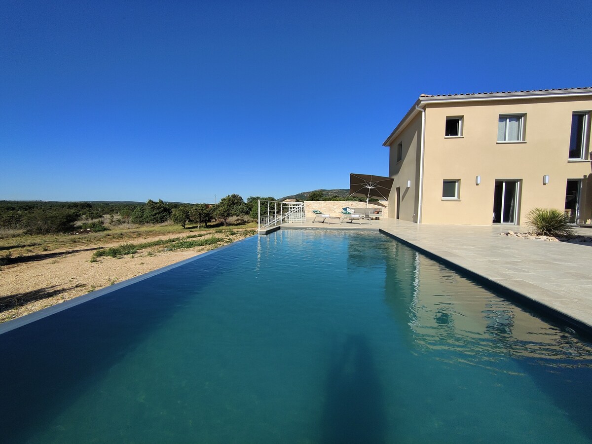 villa avec piscine chauffée Casa amicis