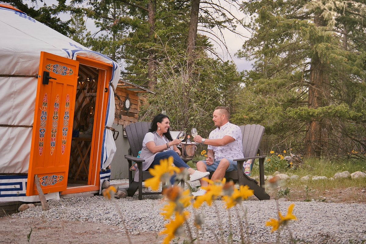 Charming cozy 1-bed yurt in wonderful wine country