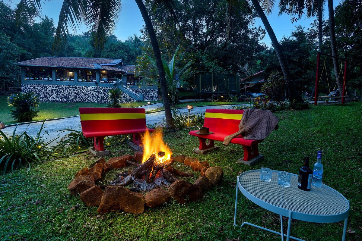 Meadowbrook - Pool villa with BBQ&Bonfire, Karnala