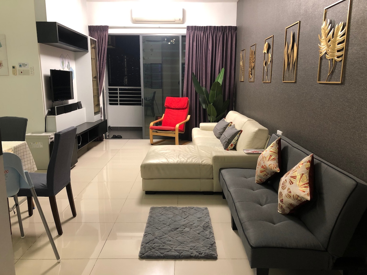 [新]吉隆坡舒适3间客房，靠近TRX吉隆坡城中城亭和宜家