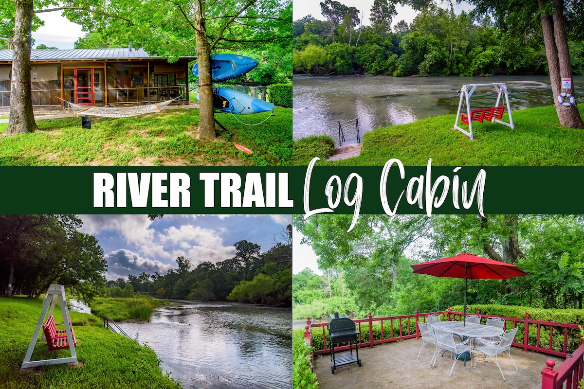River Trail Log Cabin|On River|Kayaks|Ping Pong