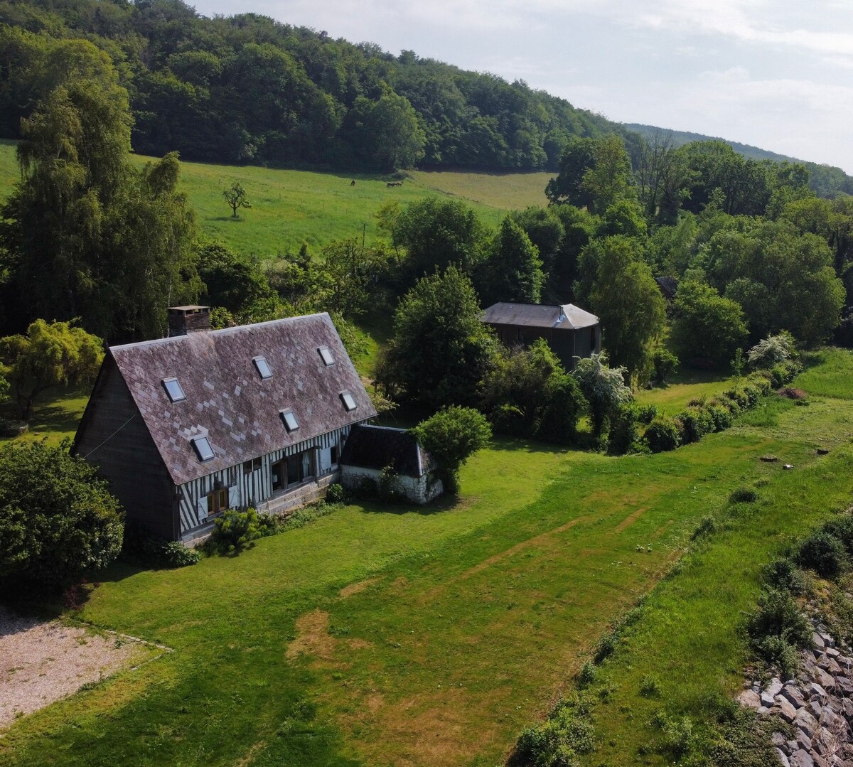 Maison normande dans un cadre exceptionnel