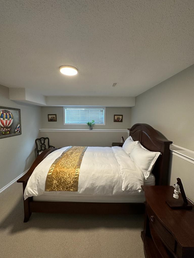 Private suite in a bi-level home